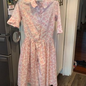 Yankee Pedlar by the country house vintage paisley‎ floral pleated dress.